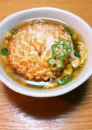 ＊超簡単＊魚河岸あげのオクラあんかけ風に-レシピのメイン写真