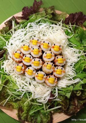 ♪ちくわどりの巣ごもりサラダ-レシピのメイン写真