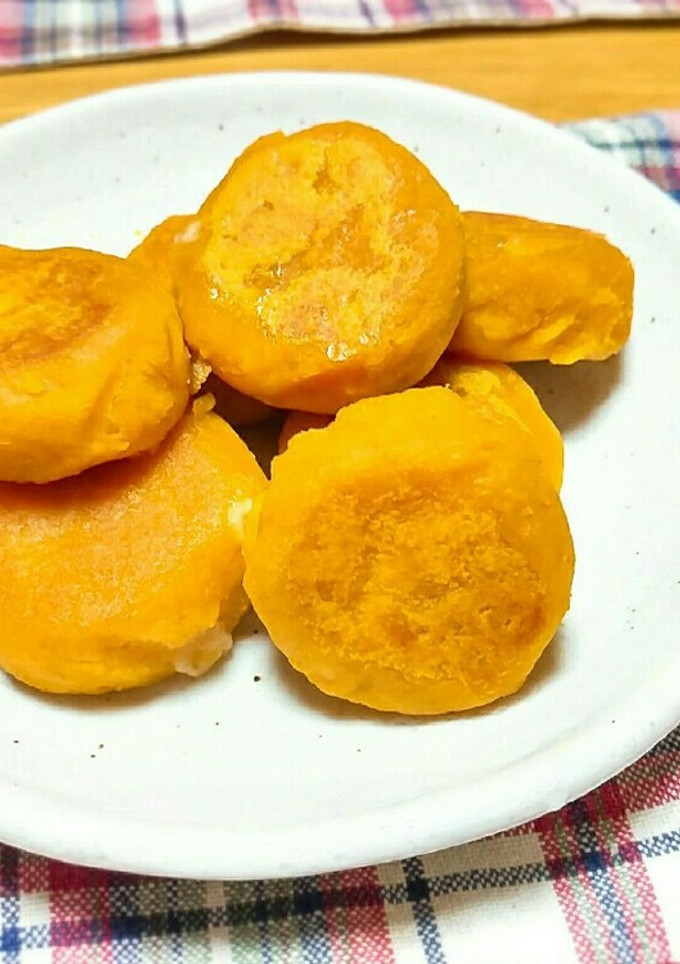 簡単♪かぼちゃのチーズおやき-レシピのメイン写真