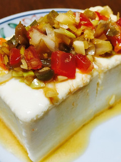 トマト×ザーサイ×豆腐☆トマザー冷奴-レシピのメイン写真