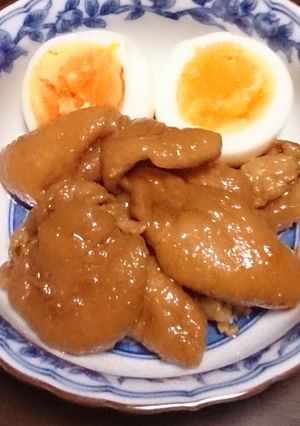 胃に重くない♪鶏皮の煮込み。-レシピのメイン写真