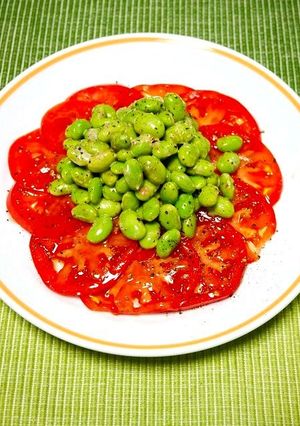 簡単！枝豆のピリカラ梅サラダ-レシピのメイン写真