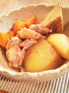 炊飯器で楽々煮物 鶏じゃか♪-レシピのメイン写真
