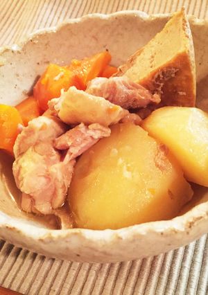 炊飯器で楽々煮物 鶏じゃか♪-レシピのメイン写真