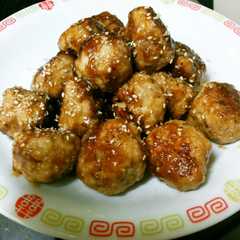 รูปของ 揚げない☆甘酢あんかけ肉団子