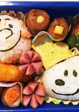☆キャラ弁☆スヌーピー-レシピのメイン写真
