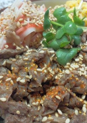サラダ牛丼-レシピのメイン写真