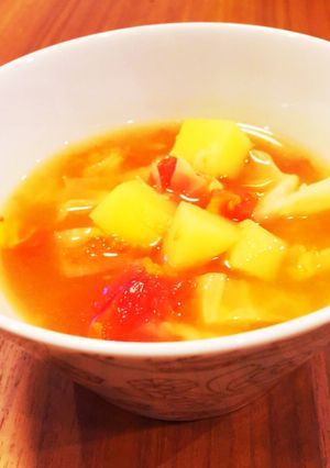 トマトの酸味♪トマトのシンプルスープ♪-レシピのメイン写真