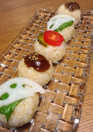玄米とピクルスの手まり寿司-レシピのメイン写真