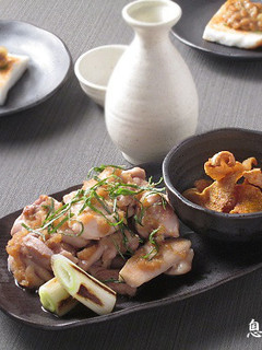鶏ももおろしポン酢と皮せんべい-レシピのメイン写真