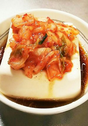 ごま油香るキムチ豆腐-レシピのメイン写真