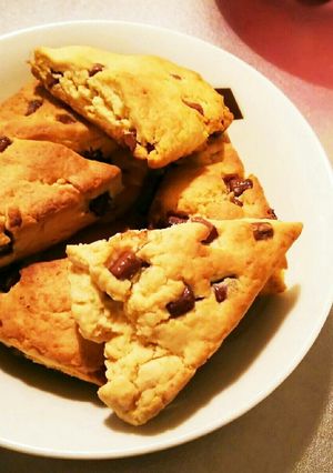 トースターでチョコチップスコーン-レシピのメイン写真