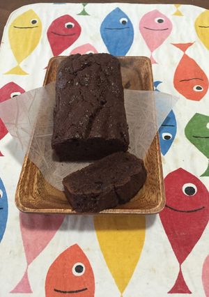 ヘルシーチョコパウンドケーキ-レシピのメイン写真