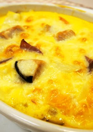 豆腐と鮭の皮なしキッシュ【学校給食】-レシピのメイン写真