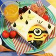 キャラ弁☆簡単☆ミニオンなサンドイッチ☆