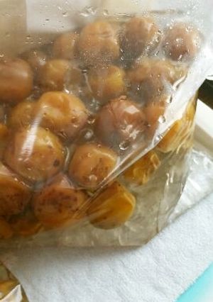 簡単・便利に　ビンを使わずに梅シロップ-レシピのメイン写真