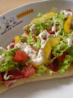 ナンサラダ-レシピのメイン写真