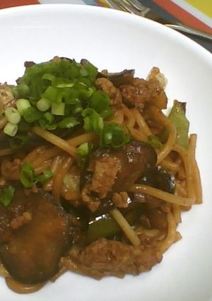 なすとピーマンの味噌パスタ-レシピのメイン写真