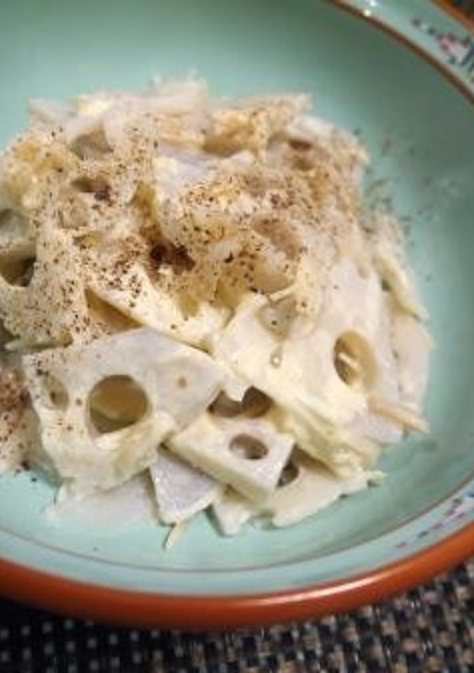 れんこんと帆立のからしマヨ-レシピのメイン写真