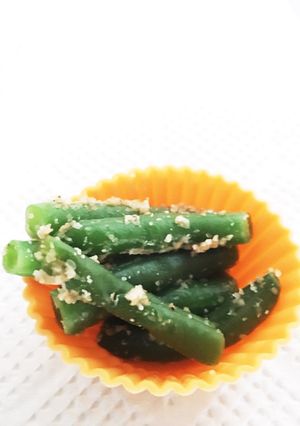 【材料これだけ】超簡単インゲンのごま和え-レシピのメイン写真