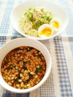 ねばねばつけ冷やしラーメン-レシピのメイン写真