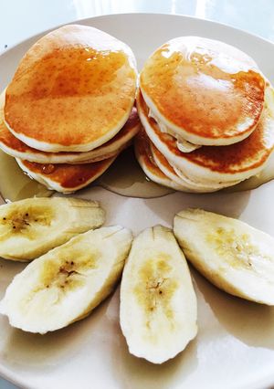 ふわふわモチモチ✩パンケーキ-レシピのメイン写真