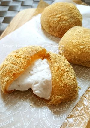 麦茶で作る☆ふわとろ生くりいむわらび餅。-レシピのメイン写真