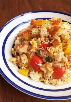 魚河岸あげ♪香ばしニンニク醤油チャーハン-レシピのメイン写真