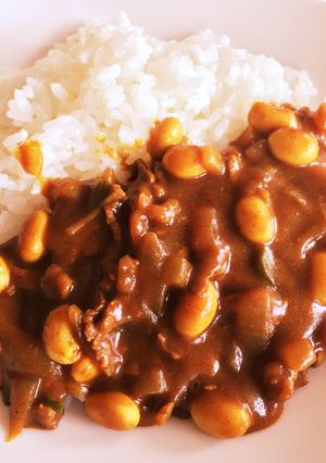ラム肉と大豆のルーカレー-レシピのメイン写真