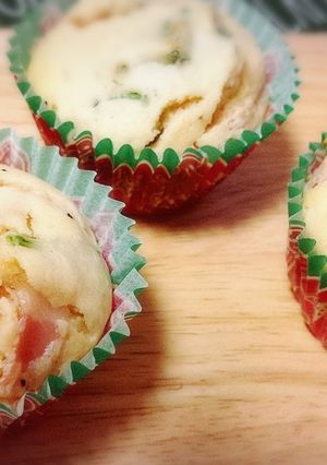 ベーコン&チーズのお食事マフィン-レシピのメイン写真