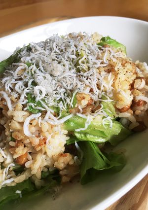 パラパラ!納豆レタスチャーハン-レシピのメイン写真