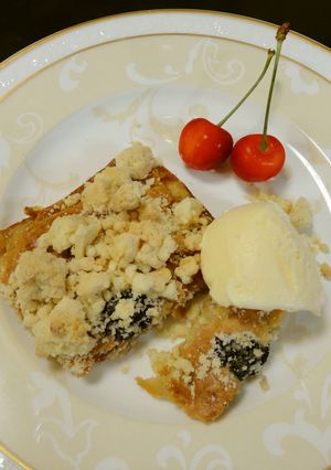 混ぜて焼くだけ☆らくらくアップルコブラー-レシピのメイン写真