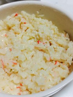 冷飯でカマンベールチーズリゾット-レシピのメイン写真