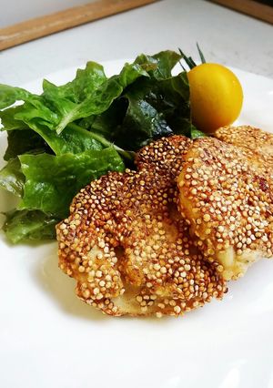鶏胸肉の＊キヌアでピカタ-レシピのメイン写真