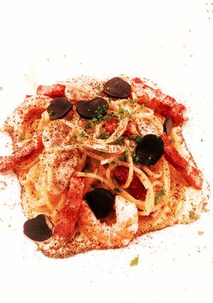12.炭焼職人風 カルボナーラ-レシピのメイン写真