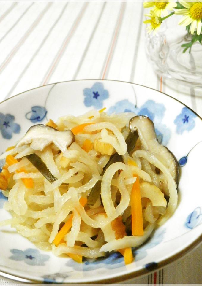 簡単！定番副菜☆切り干し大根の煮物-レシピのメイン写真