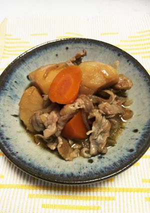 黒糖でこっくり肉じゃが-レシピのメイン写真