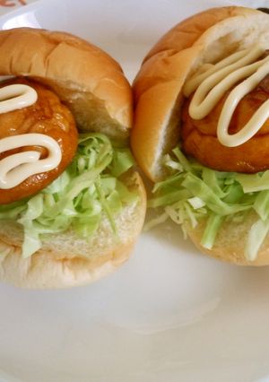 紀文 魚河岸あげの照り焼きバーガー-レシピのメイン写真