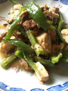 手抜き!缶詰でピーマンの炒め煮-レシピのメイン写真