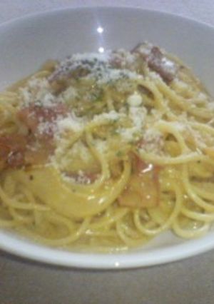 カルボナーラ風チ－ズクリームＰＡＳＴＡ-レシピのメイン写真
