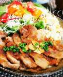 ガツンとスタミナ♪豚肉のにんにく生姜焼き