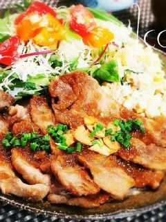 ガツンとスタミナ♪豚肉のにんにく生姜焼き-レシピのメイン写真
