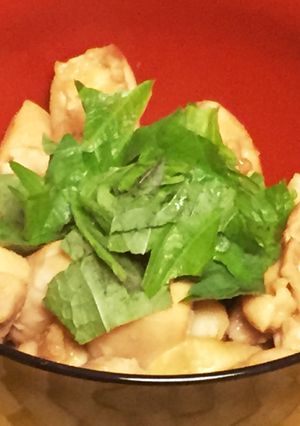 鶏もも肉のマカ照り焼き大葉のせ-レシピのメイン写真