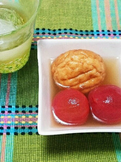 魚河岸あげとトマトの冷やおでん-レシピのメイン写真
