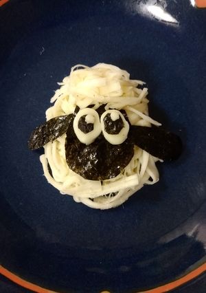 モッツァレラで、ひつじのショーン！-レシピのメイン写真