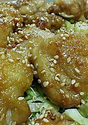 ご飯が進む！鶏の味噌マヨガーリック♪-レシピのメイン写真