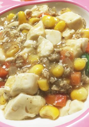 1歳からのカレーソースで麻婆豆腐✨-レシピのメイン写真