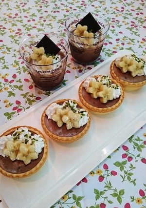 ❤バナナチョコムースミニタルト❤-レシピのメイン写真