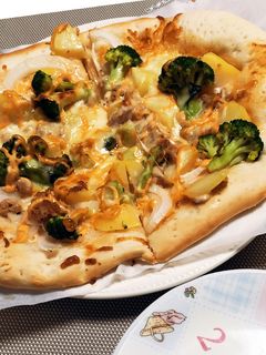 簡単☆明太マヨポテトピザ-レシピのメイン写真