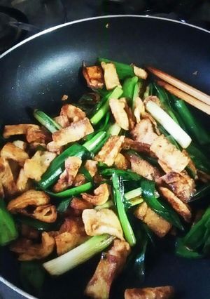 簡単ネギと油揚げのおつまみ-レシピのメイン写真